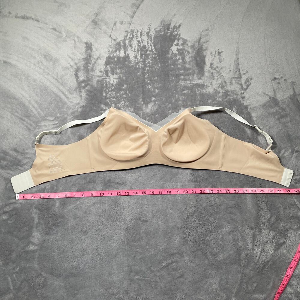 Honeylove CrossOver Bra XL White Beige Wireless Comfort Support Mesh Padded - Picture 5 of 7